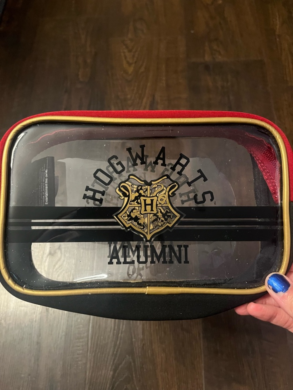 Hogwarts Alumni Clear Cosmetic Bag by Loungefly